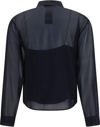 Gucci Womens Black Silk Shirt