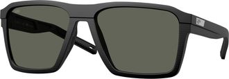 Costa Antille Polarized Grey Glass Square Mens Sunglasses 6S9083 908305 58