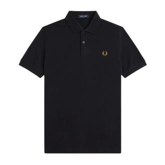 Fred Perry Polo Shirts, male, Black, Size: 2XL M6000 Polo Shirt