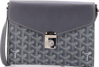 Goyard Chypre Wallet on Strap Coated Canvas with Leather