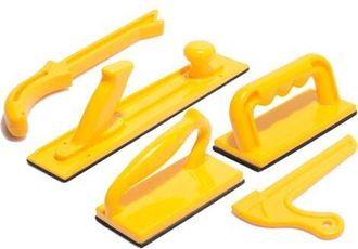 OEM Juego De 5 Empujadores Y Barras De Seguridad De Primera Calidad, Color Naranja Brillante: Herramientas Esenciales Para Trabajar La Madera En Mesas De 