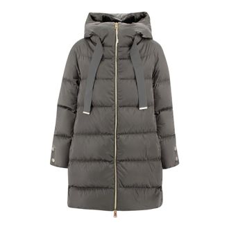 Herno Dames, Jassen, Grijs, Maat: XS Poliester
