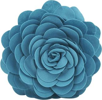 Saro Lifestyle Flower Pillow