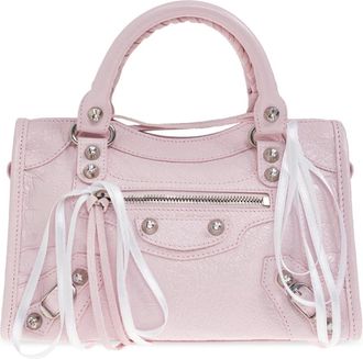 Balenciaga Handbags, female, Pink, Size: ONE SIZE Le City Mini Handbag