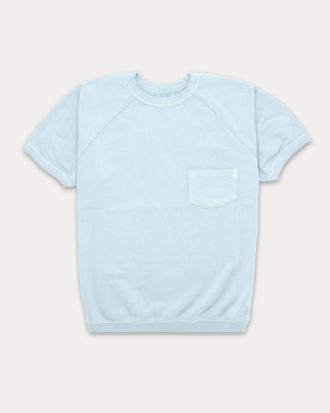 Fortela Highway Short-Sleeve Brushed Jersey Sweatshirt in Light Blue at Nordstrom, Size X-Large Eu