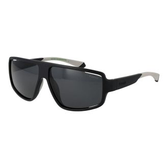 Polaroid Mens Black Plastic Sunglasses - One Size