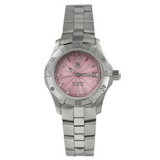 Tag Heuer Pre-owned Tag Heuer Aquaracer Automatic Pink Dial Ladies Watch WN2310-0