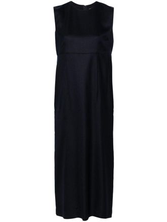 Comme Des Garçons Mouwloze maxi-jurk - Blauw
