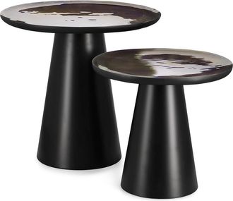 BIZZOTTO Set of 2 Zainab round tables