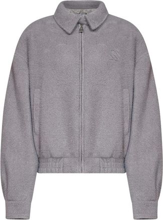 Giuseppe Di Morabito Giuseppe di Morabito Jassen - Dames - Bomber jackets - Grijs - 2XS - Polyester - Jassen