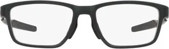 Oakley Metalink 57mm Rectangular Optical Glasses in Olive at Nordstrom