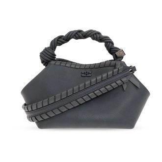 Ganni Tassen, Dames, Grijs, ONE Size, Leer, Eco Leren Tas