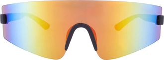 Body Glove BGPC 23 129 Red Mirror Shield Unisex Sunglasses 10267615.LTS