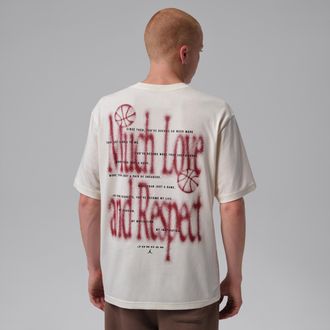 Nike Jordan Mens Jordan Brooklyn T-Shirt in Brown | IX1569-047