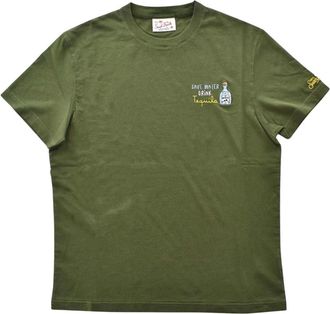 MC2 Saint Barth T-shirt - Heren - T-shirts - Groen - 2XL - Katoen - Tops