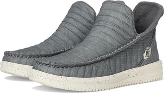 Hey Dude Camden Quilted Womens Motocross Boots Charcoal : 11 M, Leather