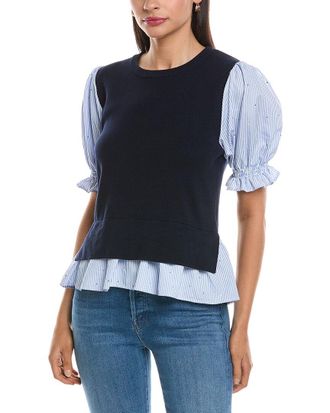 Nanette Lepore Twoffer Top
