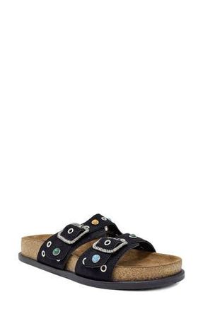 Shushop Bloom Slide Sandal in Black at Nordstrom Rack, Size 10
