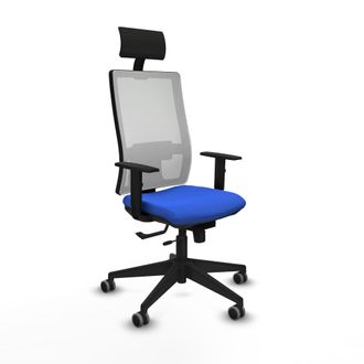 Piqueras y Crespo Silla De Oficina Con Cabecero Piqueras Y Crespo 1d066g1 Azul