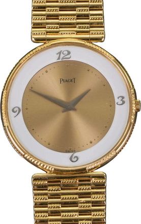 Piaget Pre-owned Piaget Piaget Hand Wind Champagne Dial Ladies Watch 2642