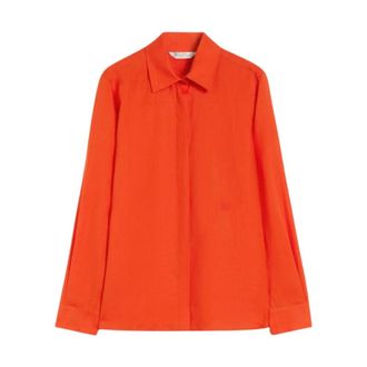 Max Mara Shirt - female - Max Mara - Shirts - Orange - XS - Blouses & Shirts