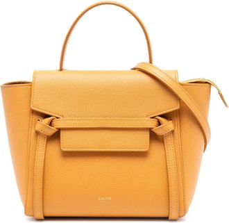 Celine Pre-owned Celine Nano Grained Calfskin Belt Bag Ladies GDBU94QURQ4U3I2K