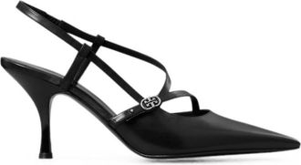 Tory Burch Black Slingback Pumps
