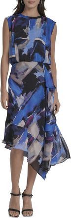 DKNY Midi Asymmetrical Dress