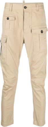 Dsquared2 Beige Stretch-Cotton Trousers