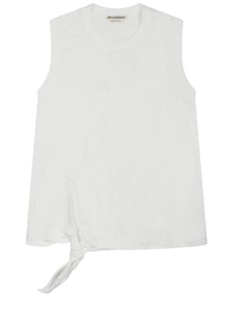 J.W.Anderson Knot Detail Relaxed Fit Organic Cotton Tank Top