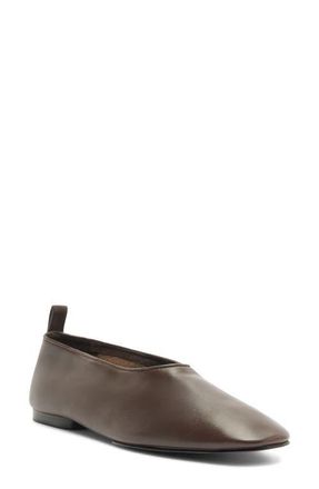 Schutz Hadley Flat in Dark Brown at Nordstrom, Size 6.5