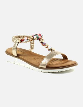 Lunar Womens Tempo Womens Sandals - Gold Synth - Size: 6