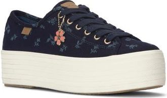 Keds Triple Up Platform Sneaker in Blue at Nordstrom, Size 8.5