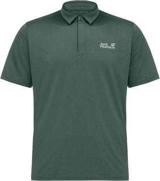 Jack Wolfskin Delgami Polo Polo-Shirt f&uuml;r Herren | gr&uuml;n/oliv