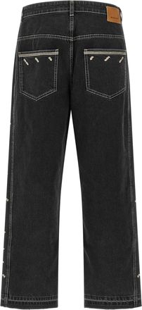 Isabel Marant Botanical Embroidery Jeans - Black
