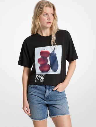 Michael Kors Watch Hunger Stop Cotton T-Shirt