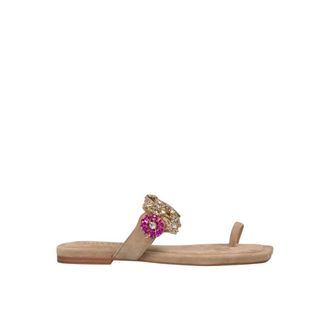 Alma En Pena Sliders, female, Beige, 4 UK, Sandal toe ornament