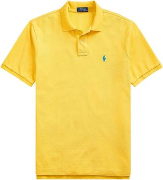 Polo Ralph Lauren Polo in piquet - Heren - Polos - Geel - XL - Katoen - Tops