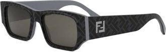 Fendi unisex, Accessoires, Grijs, Maat: 54 MM