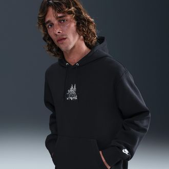 Nike Mens Nike Sportswear Club Fleece Hoodie in Black | HV1216-010