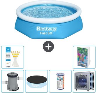 Bestway Piscina Bestway Fast Set Redonda - 244x61 Cm - 7-piezas S203