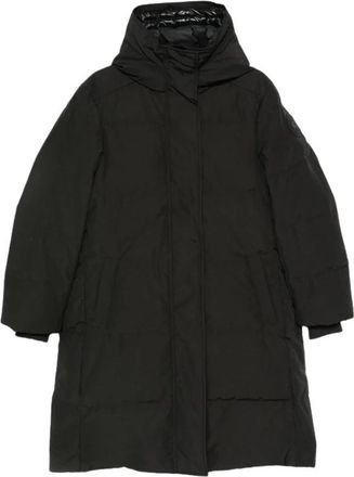 Canada Goose Gewatteerde Donsjas - Dames - Dons jassen - Zwart - S - Leer - Jassen