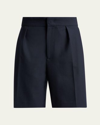 Victoria Beckham Pleated Tailored Bermuda Shorts