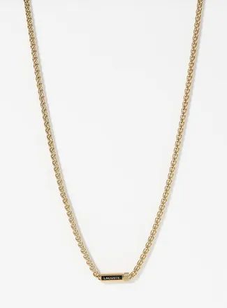 Lacoste Mens Gold palm-tree-link chain