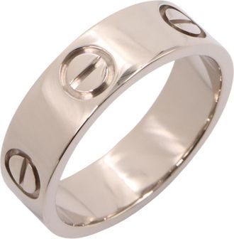 Cartier Silver White Gold (18K) Band Ring (Pre-Owned)