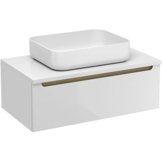 Puma Naturel - Mobile bagno Natural Stilla 80x30x45 cm bianco (STILLAD08005DBI)