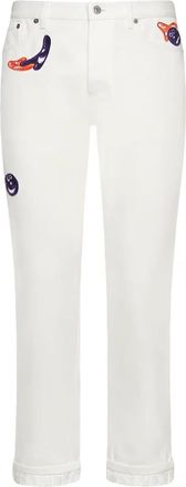 Dior Kennyscharf Patches Jeans
