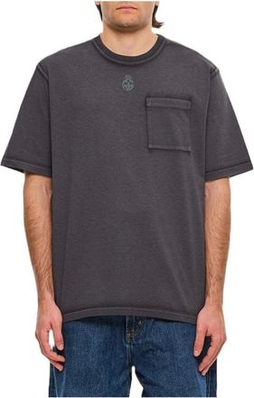 Alexander McQueen Alexander McQueen, T-Shirts, male, Black, Size: S Bleach T-shirt for Stylish Look