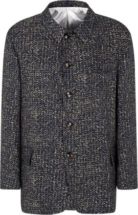 Giorgio Armani buttoned blazer - Black