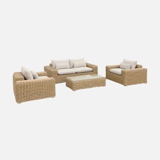 Sweeek Conjunto De Jard&iacute;n De Resina Extra Grande, 4 Plazas